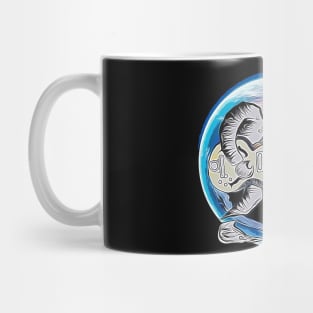 Guitar Player Rocks out on the Guitar Mug